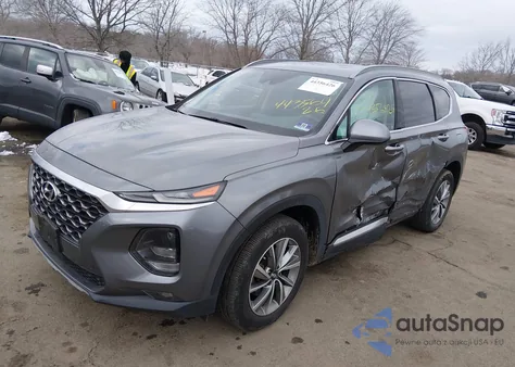 2020 Hyundai Santa Fe Sel z USA, uszkodzony, nr VIN 5NMS3CADXLH146963